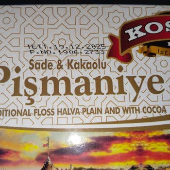 Koska Mahir Gıda Aldığımız Pişmaniye Taş Gibi Ve Yenmeyecek Durumdaydı