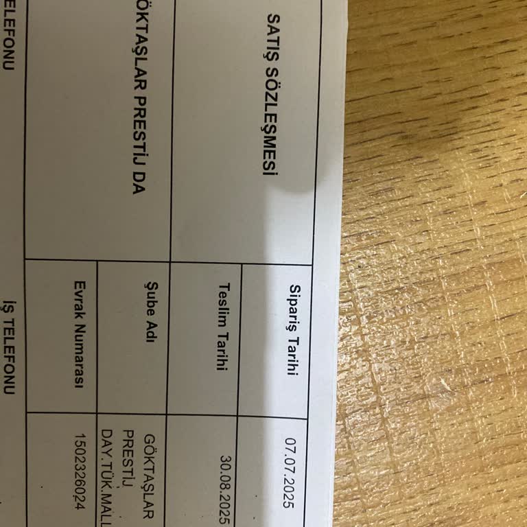 Teslimat Gecikmesi Ve Eksik Parça Nedeniyle Yaşanan Mağduriyet