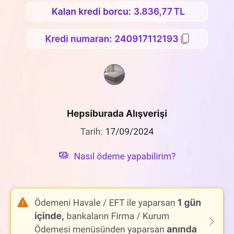 Hepsipay Kredi Taksiti Ödemesinde Sorun Ve Bilgi Eksikliği