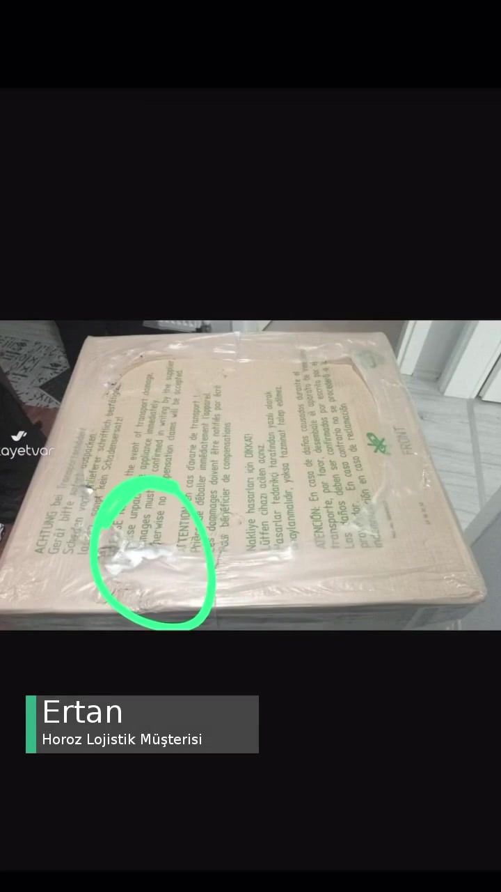 Horoz Lojistik Ürün Teslimatı Yaparken Kapıma Zarar Verdi videonun kapak resmi