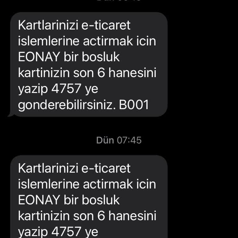 Ziraat Bankası'ndan Sürekli Gelen Rahatsız Edici SMS'lere Son Verilsin