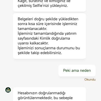 Kimlik Doğrulama Talebiyle Para Çekemiyorum