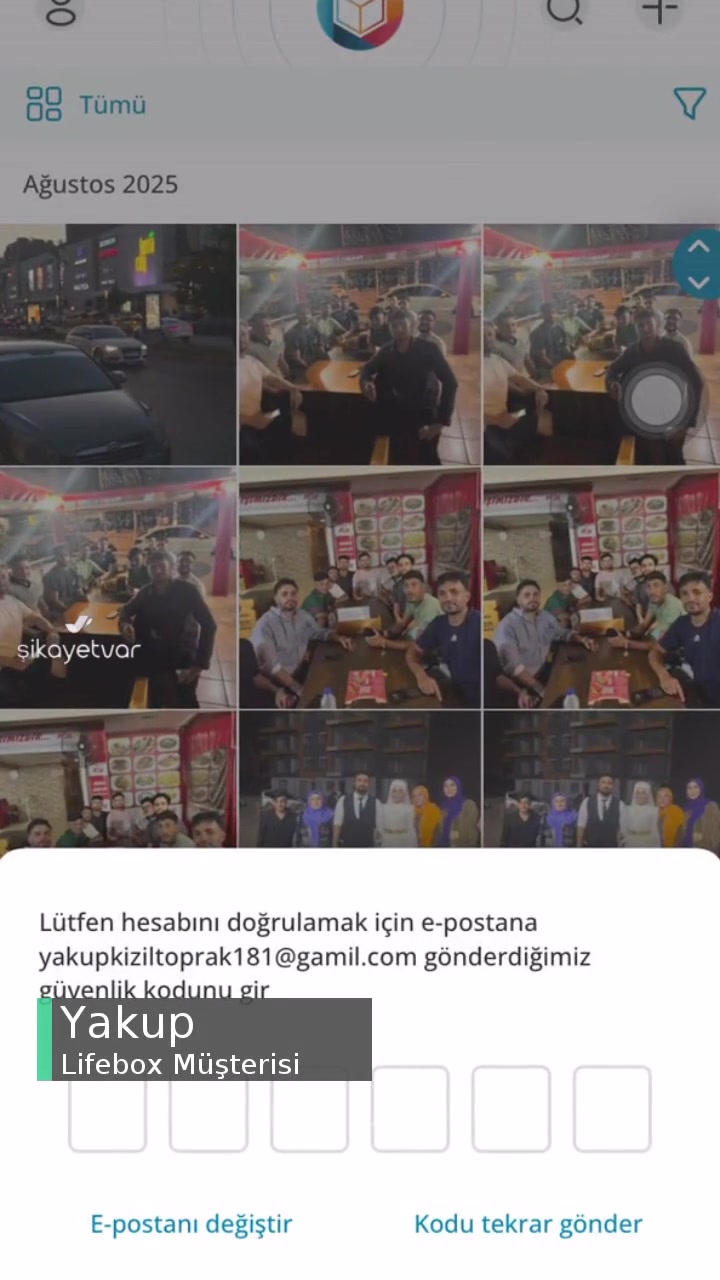 Lifebox E-posta'ya Kod Gelmiyor videonun kapak resmi
