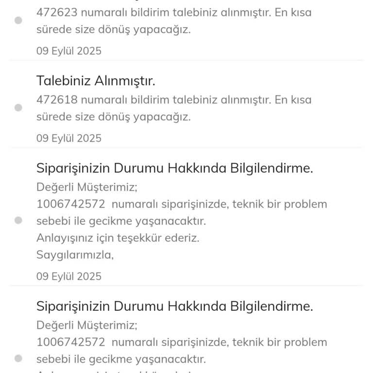 Sipariş Teslim Edilmedi Para İadesi Yapılmadı Müşteri Hizmetlerine Ulaşılamıyor