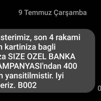 Kampanya İadesi Eksik Yatırıldı, 800 TL'mi Alamıyorum!