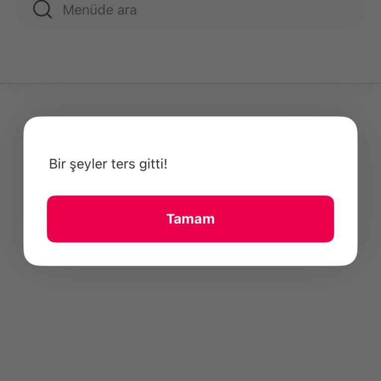Yemeksepeti Uygulamasında Sürekli Hata Ve Müşteri Hizmetlerine Ulaşılamıyor