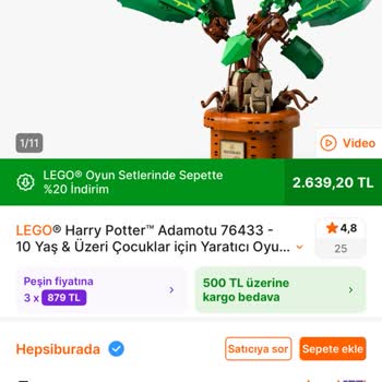 İndirimli Siparişim İptal Edildi Fiyat Farkı Ödenmiyor