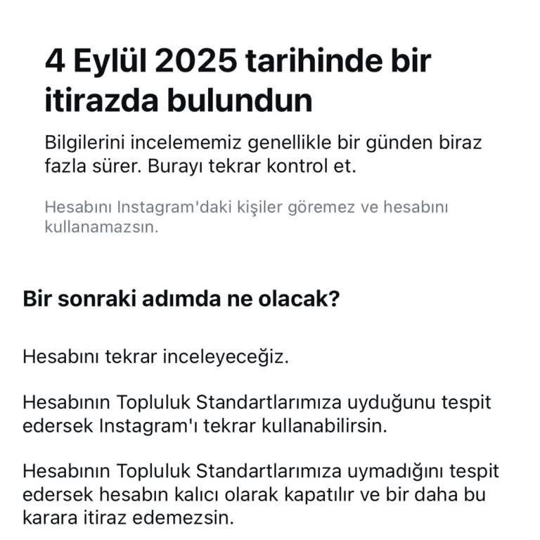 Instagram Hesabım Gerekçesiz Askıya Alındı, Mağduriyetim Giderilmiyor!