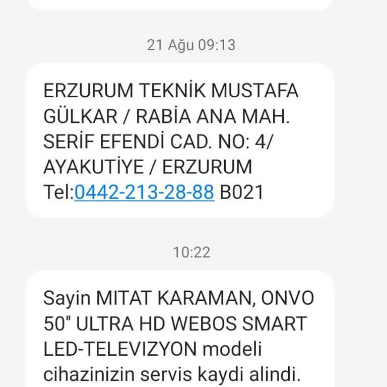 Yeni Alınan TVde Ekranda Çizgiler Çıktı Servis Süreci Uzadı