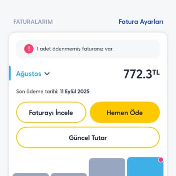 Taahhüt Bitimi Sonrası Bilgilendirme Eksikliği Ve Fahiş Fatura Artışı Nedeniyle Mağduriyet