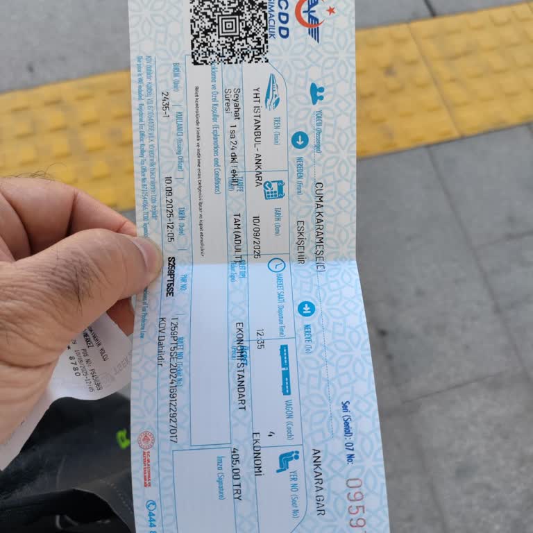 TCDD Bilet Değişikliğinde Haksız Fark Ücreti Ve Belge Eksikliği Mağduriyeti