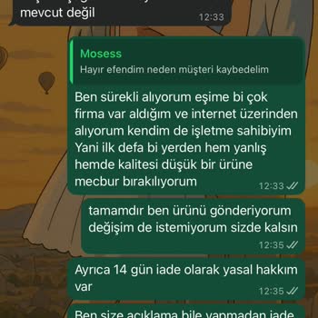 Yanlış Ve Kalitesiz Ürün, İade Hakkım Engelleniyor