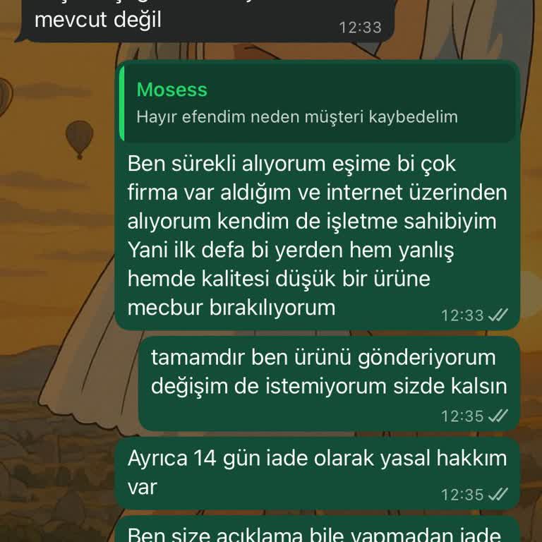 Yanlış Ve Kalitesiz Ürün, İade Hakkım Engelleniyor