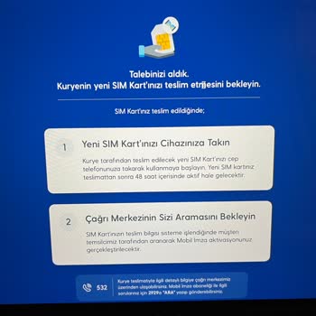 Mobil İmza Başvurusu Sonrası Sim Kartım Ulaşmadı Ve Aktivasyon Tamamlanmadı
