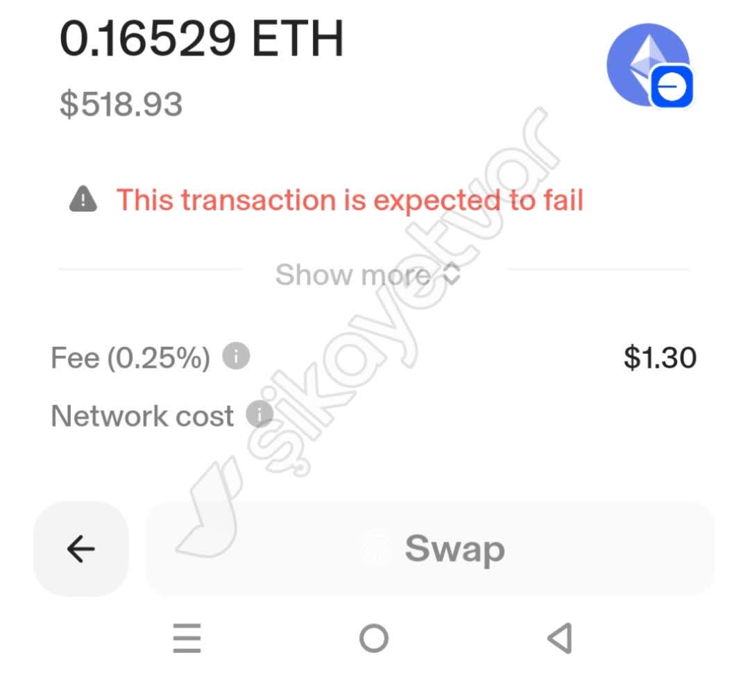Uniswap Trump Token Sell Error Cannot Complete Transaction - Xolvie