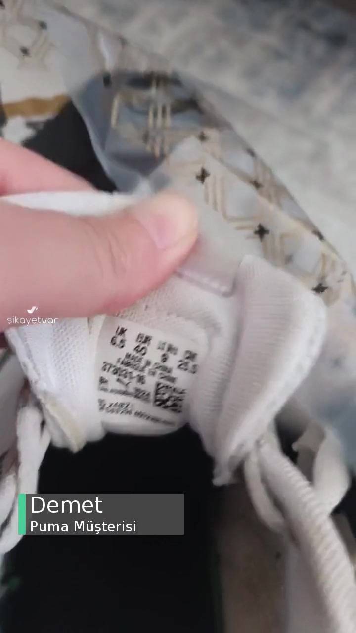Puma Ayakkabı Kalitesiz Ayakkabı Yırtıldı videonun kapak resmi