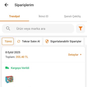 Sipariş Oluşmadan Kartımdan Para Çekildi, İade Bekliyorum