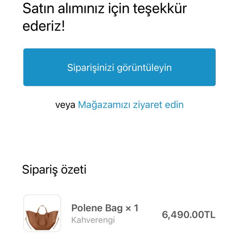 Sipariş Verilen Çantanın Teslim Edilmemesi Ve İletişimsizlik