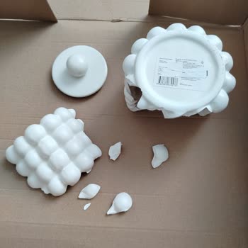 Sağlam Paketlenmiş Kırık Kavanoz Teslimatı Ve Değişim Talebi