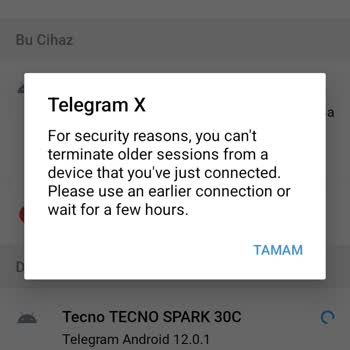 Telegram’da Oturum Ve Abonelik Sorunu Mağduriyeti