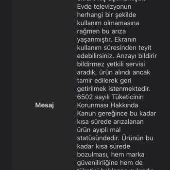 Kurulumdan Sonra Çalışmayan Televizyon Ve Hatalı Servis Süreci