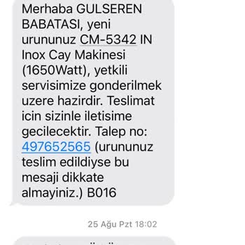 Beko Çay Makinesi İade Sürecinde Mağduriyet Ve İletişim Eksikliği Yaşıyorum
