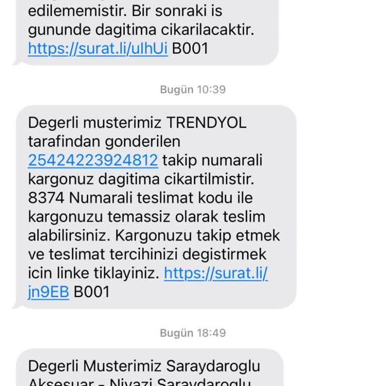 Sürekli Eve Teslim Edilmeyen Kargo Nedeniyle Mağduriyet Yaşıyorum