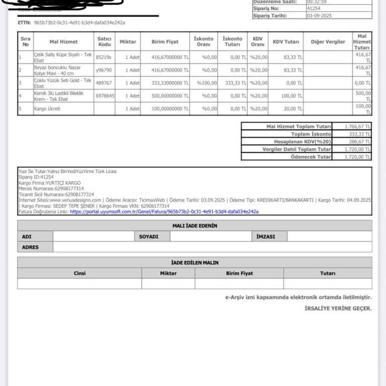 Sipariş Verdim, Ürünlerim Gönderilmedi Ve Paramı Geri Alamıyorum