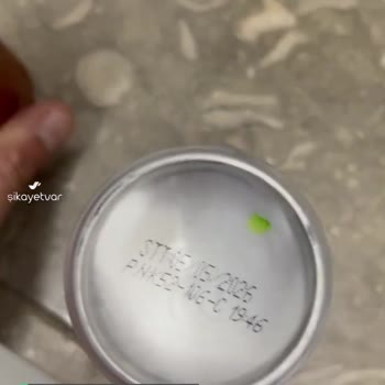 Şok Marketler Lezz Cafe (Latte) Ürünlerinde Karşılaşılan Ciddi Şikayet