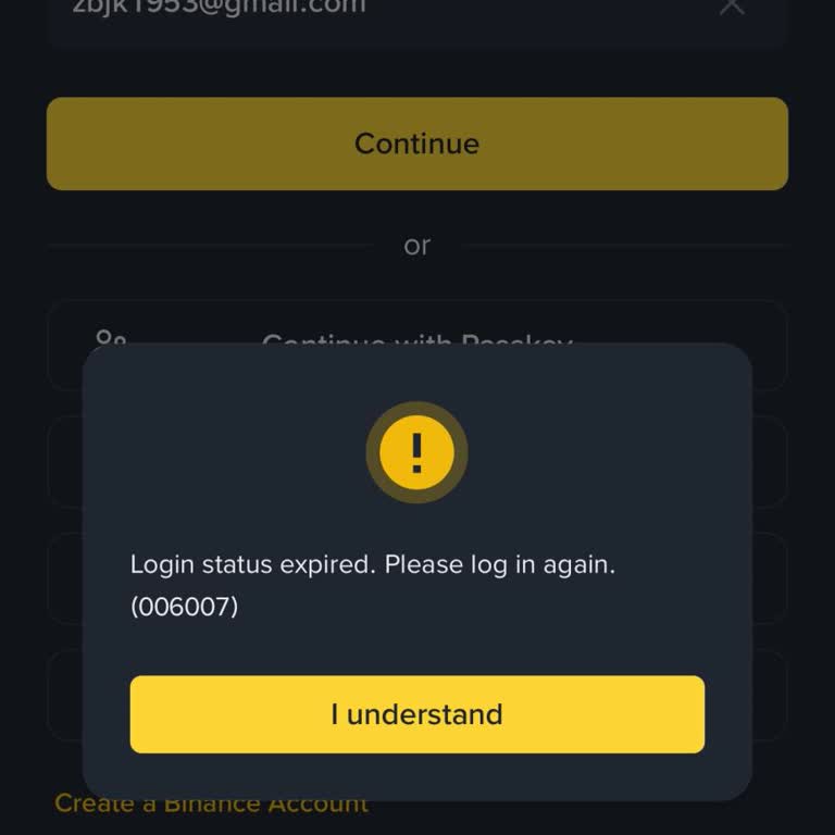 Binance Hesabına Erişim Sağlayamıyorum, Destek Bekliyorum