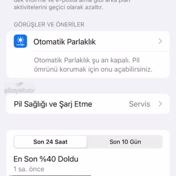 iPhone 13 Pil Sorunu