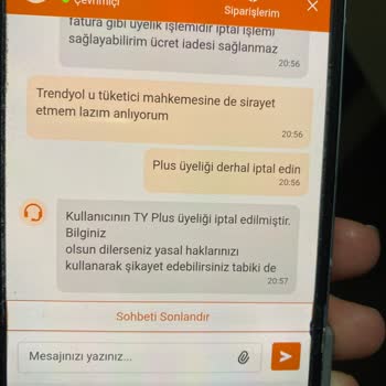 İzinsiz Trendyol Plus Üyeliği Ve Hesaptan Para Çekimi Hakkında Acil Çözüm Talebi