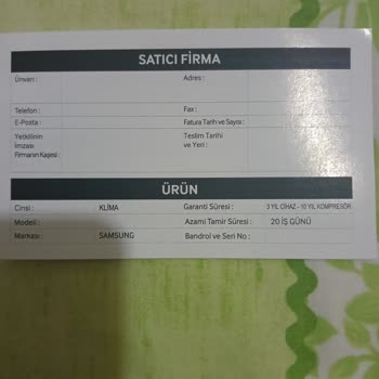 Samsung Klimamın Arızası 20 Gündür Giderilmiyor, Parça Bekliyorum Mağdurum