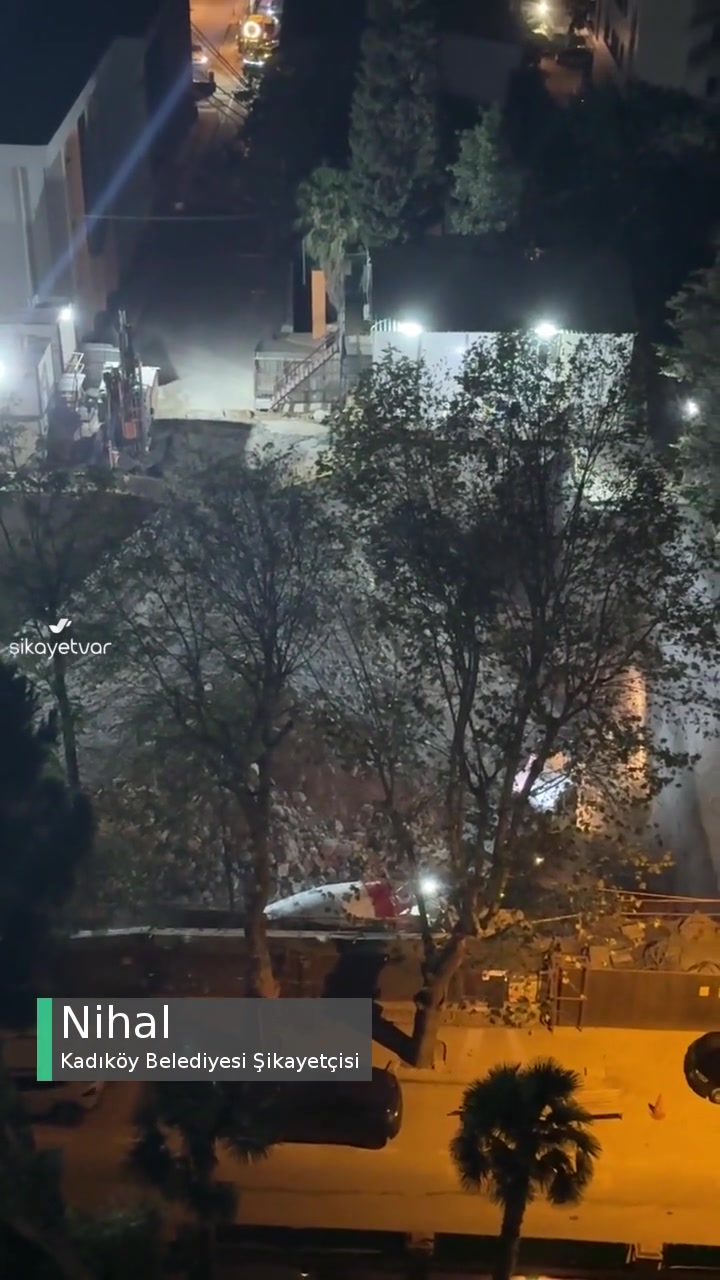 Kadıköy Belediyesi Gece Devam Eden İnşaat videonun kapak resmi