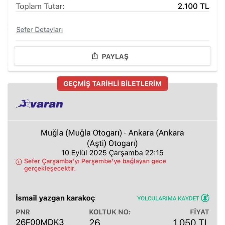 Varan Turizm Yolculuğunda Hijyen, Konfor Ve Organizasyon Sorunları Yaşadım