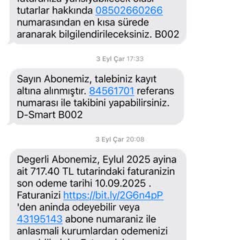 D-Smart Üyelik İptalinde Sürekli Aramalar Ve Oyalama Mağduriyeti