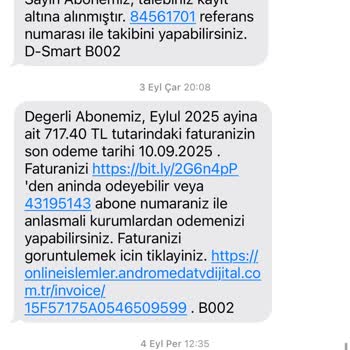 D-Smart Üyelik İptalinde Sürekli Aramalar Ve Oyalama Mağduriyeti