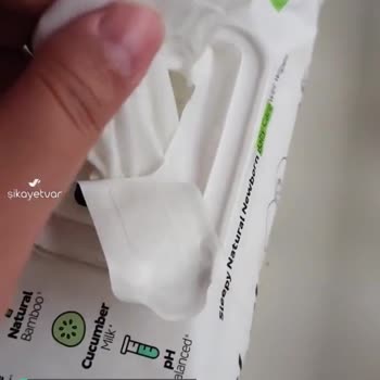Sleepy Islak Mendilinin İçinden Küf, Kum Çıktı!