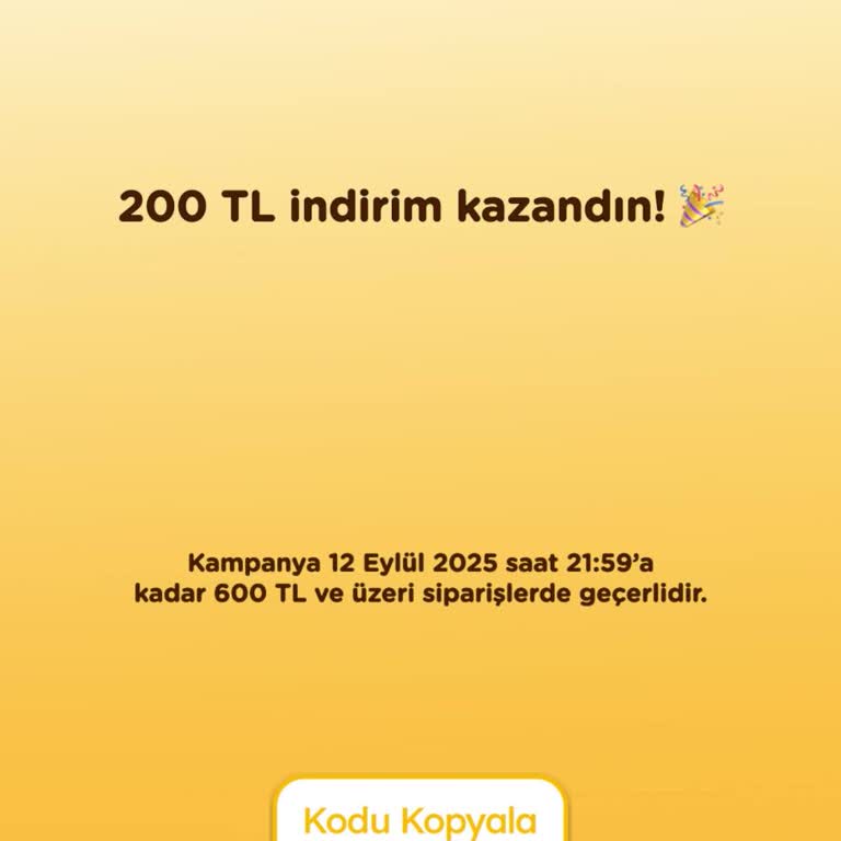 Migros Hemen'de Kazandığım İndirim Kodunu Kullanamıyorum!