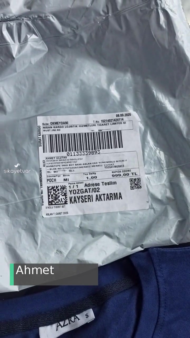 Nisan Kargo Lojistik Hizmetleri Yanlış Ve Eksik Ürün videonun kapak resmi