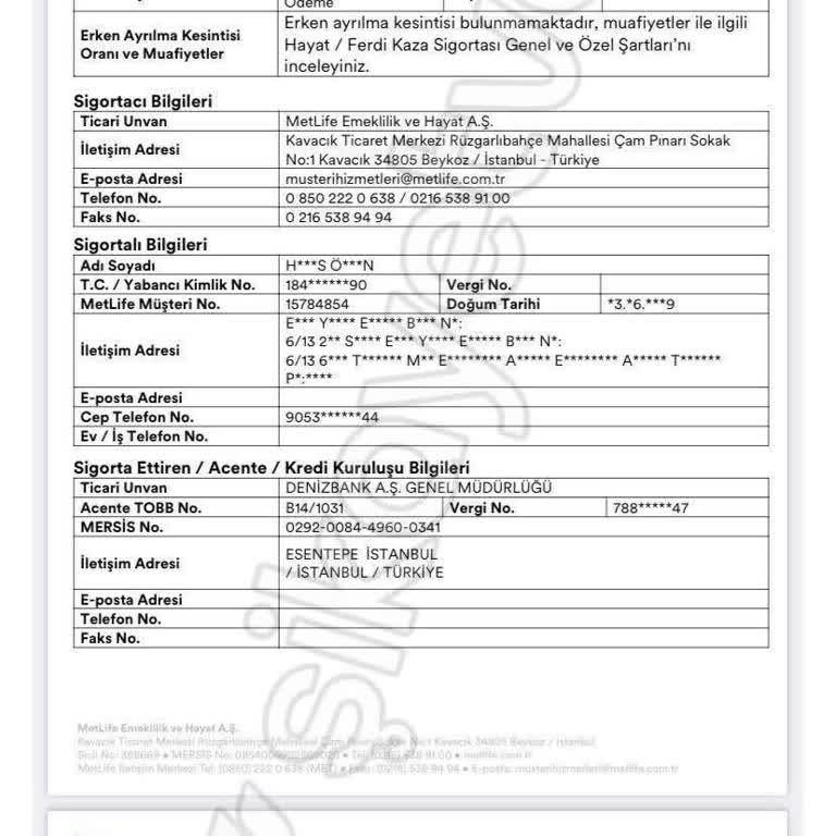 Metlife İşsizlik Sigortası Ödemeleri Sürekli Gecikiyor Mağduriyetim Giderilmiyor