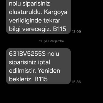 Acil Siparişim Gerekçesiz İptal Edildi, Mağdur Edildim!