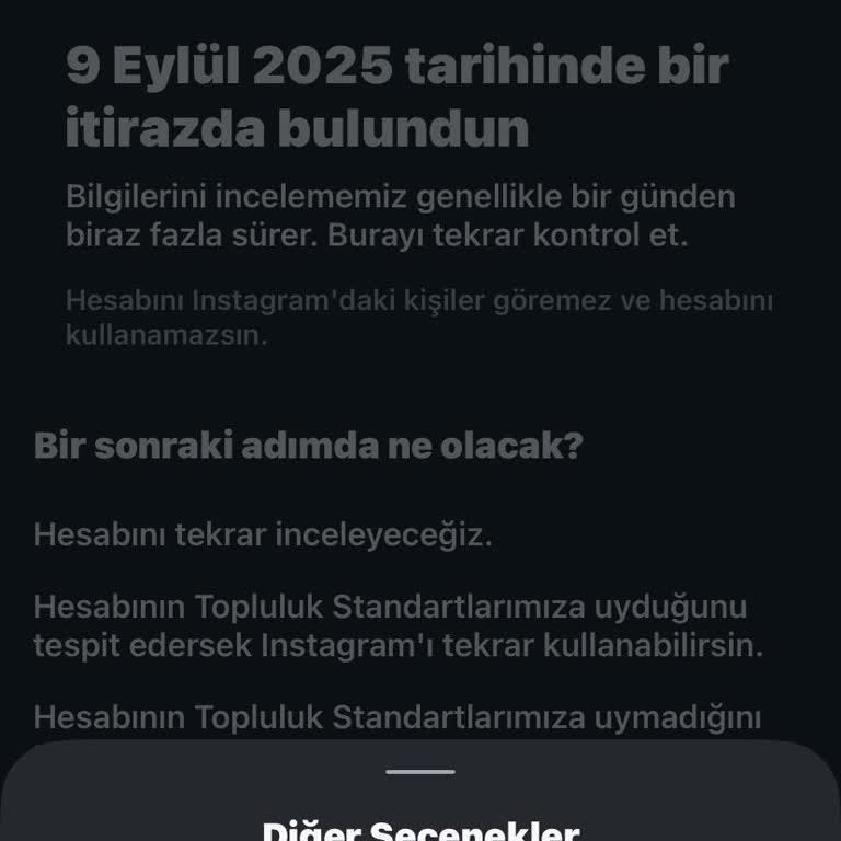 Instagram Hesabım Haksız Yere Askıya Alınıyor ve Kapatılıyor