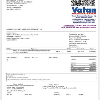 Razer Mouse İçin Garanti Kapsamında Değişim Veya Tamir Talebim Reddedildi
