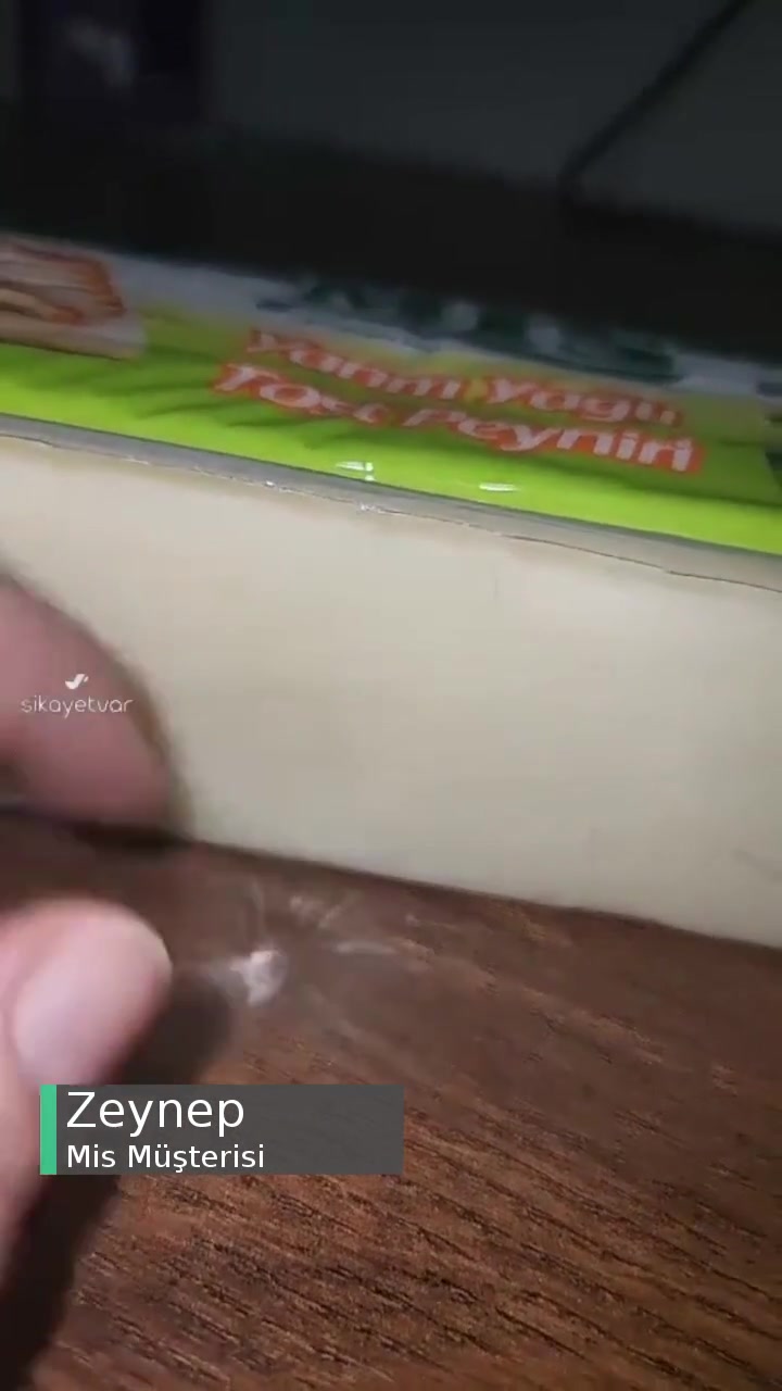 Mis Kapalı Paket Kaşar Peynirini İçinden Kıl Çıkması videonun kapak resmi