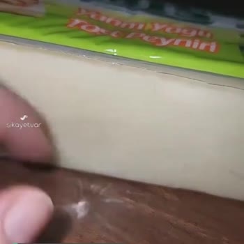 Mis Kapalı Paket Kaşar Peynirini İçinden Kıl Çıkması