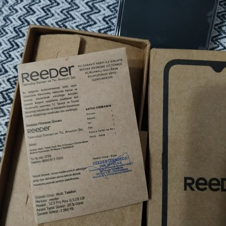 Reeder Garanti Kapsamındaki Telefonum İçin Ekstra Ücret Talebi Ve Kullanılamayan Cihaz