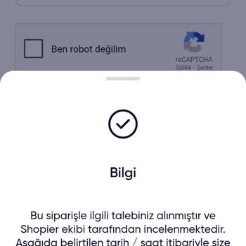 Sipariş Teslim Edilmedi, Ücretim İade Edilmiyor Mağduriyet Yaşıyorum
