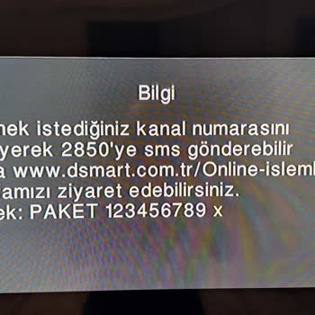Yan Oda Kutusunda Kanal Erişim Sorunu Ve Teknik Servis Ücreti Mağduriyeti