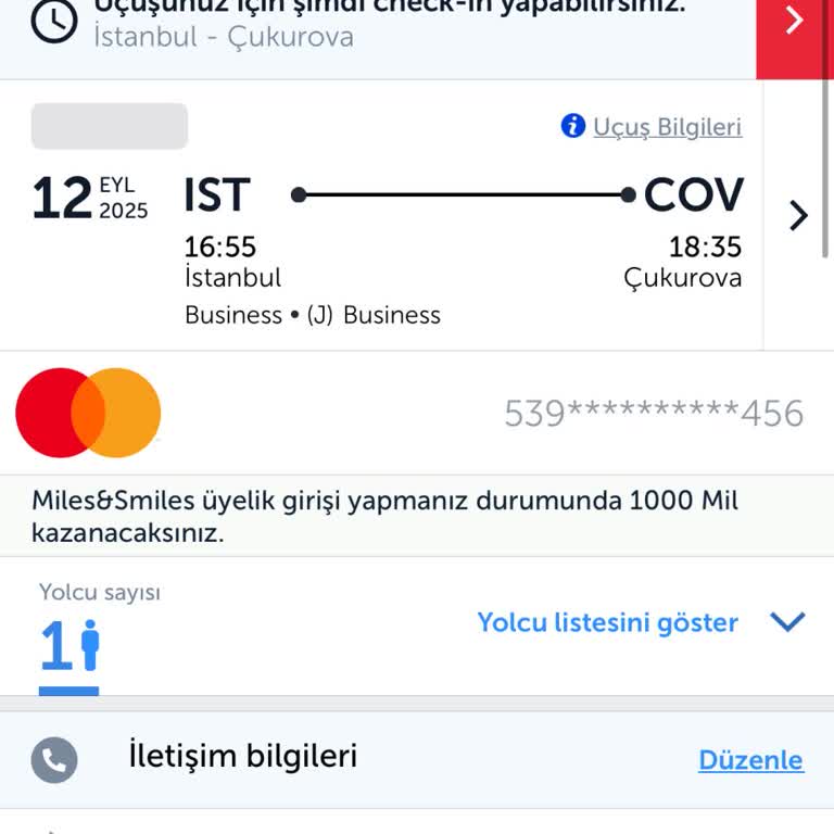 Online Check-in Sorunu Nedeniyle Uçuşa Yetişememe Riski